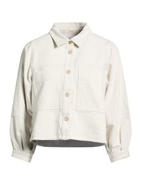 Sessun Chaqueta vaquera Mujer Gris perla M Mujer