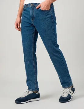 Vaquero de hombre regular con cinco bolsillos - Makarthy - FashionsVida