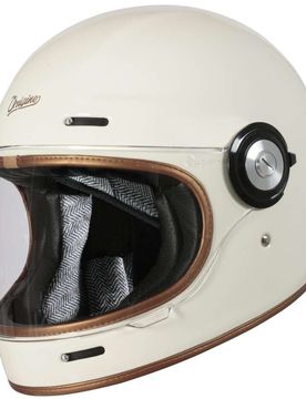 Casco Moto Integrale VEGA Distinguished Cream Lucido taglia S