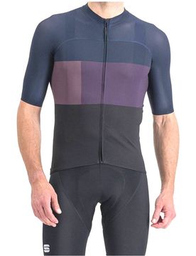 Snap maillot manga corta hombre Azul (M)
