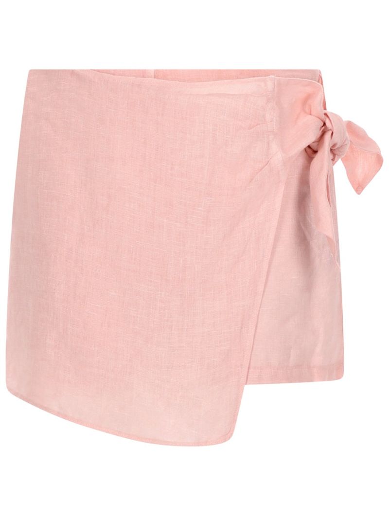 Linen Mini Shorts for Women