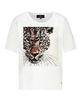 Monari Camiseta crema 44 - monari - FashionsVida