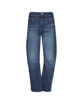 Jeans Balloon Fit 7/8 SELENA blau M/L30 damen