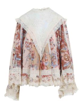 Camicetta con finiture in pizzo Awaken