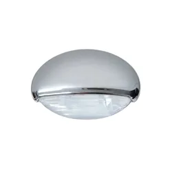 Eyelid Courtesy Led Light 8 Mm Chrome / Red One Size unisex