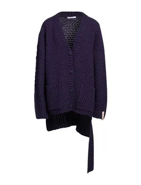 Strickjacke Damen Dunkelviolett S,XS Damen - MAR DE MARGARITAS - FashionsVida