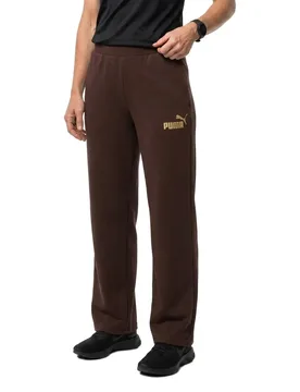 Pantalon De Survêtement Essential Elevated High Waist Straight Leg Chocolate Fondue S - Puma - FashionsVida