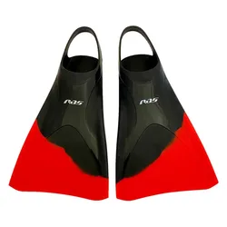 Silicone Swimming Fins Black / Red EU 38-40 unisex