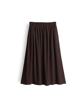 Opus Midi falda ROMIE marrón 34