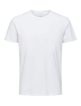 SELECTED Camiseta blanco