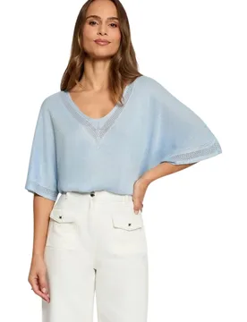 Damen Pullover Azurblau 511320