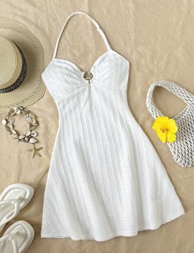 Vestido de tirantes finos con estampado retro, ajustado, cómodo y versátil para uso diario casual para niña preadolescente