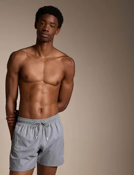 Iconic Pocketed Swim Shorts Grey male - BOSS - FashionsVida