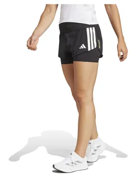 Pantaloni Corti Adizero 2in1 Gel Pocket Black M