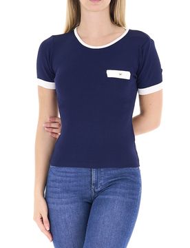 Maglia a costine BLU NAVY L/XL