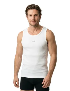 Hugo T-shirt Sans Manches Dapota 10280082 Natural L