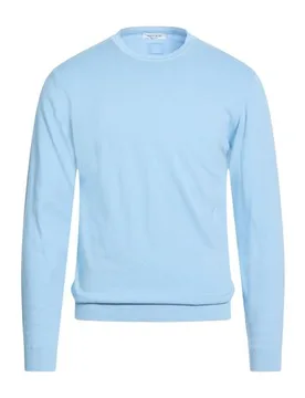 Pullover Herren Himmelblau L,M,XL Herren - WOOL & CO - FashionsVida