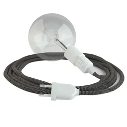 Cables Suspension Luminaire Rd74 Zigzag 5 M Anthracite / White One Size