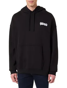Hugo Felpa Nyrohood 10273551 01 Blue Black S
