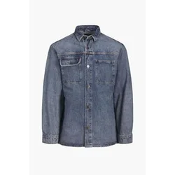 Hemdbluse 12252698 Scott Overshirt-Blue Denim It M;It L;It Xl Male