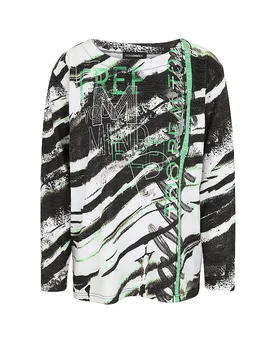T-shirt à manches longues vert 46 - Doris Streich - FashionsVida