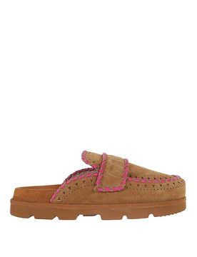 Mou Low bio sabot leather stitchin