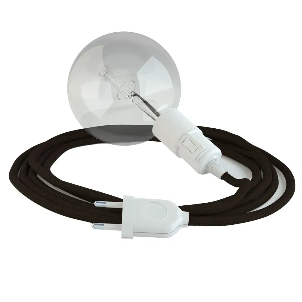 Cables Suspension Luminaire Rm13 3 M Brown / White One Size - Creative - FashionsVida
