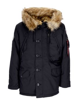 Giaccone Lungo Uomo Polar Jacket Black
