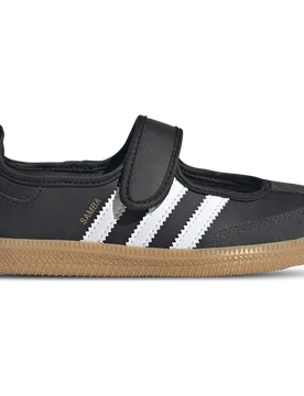Samba Toddler Trainers - Black - Size 11.5 - Leather - Black - Size: 11.5 - Adidas - FashionsVida