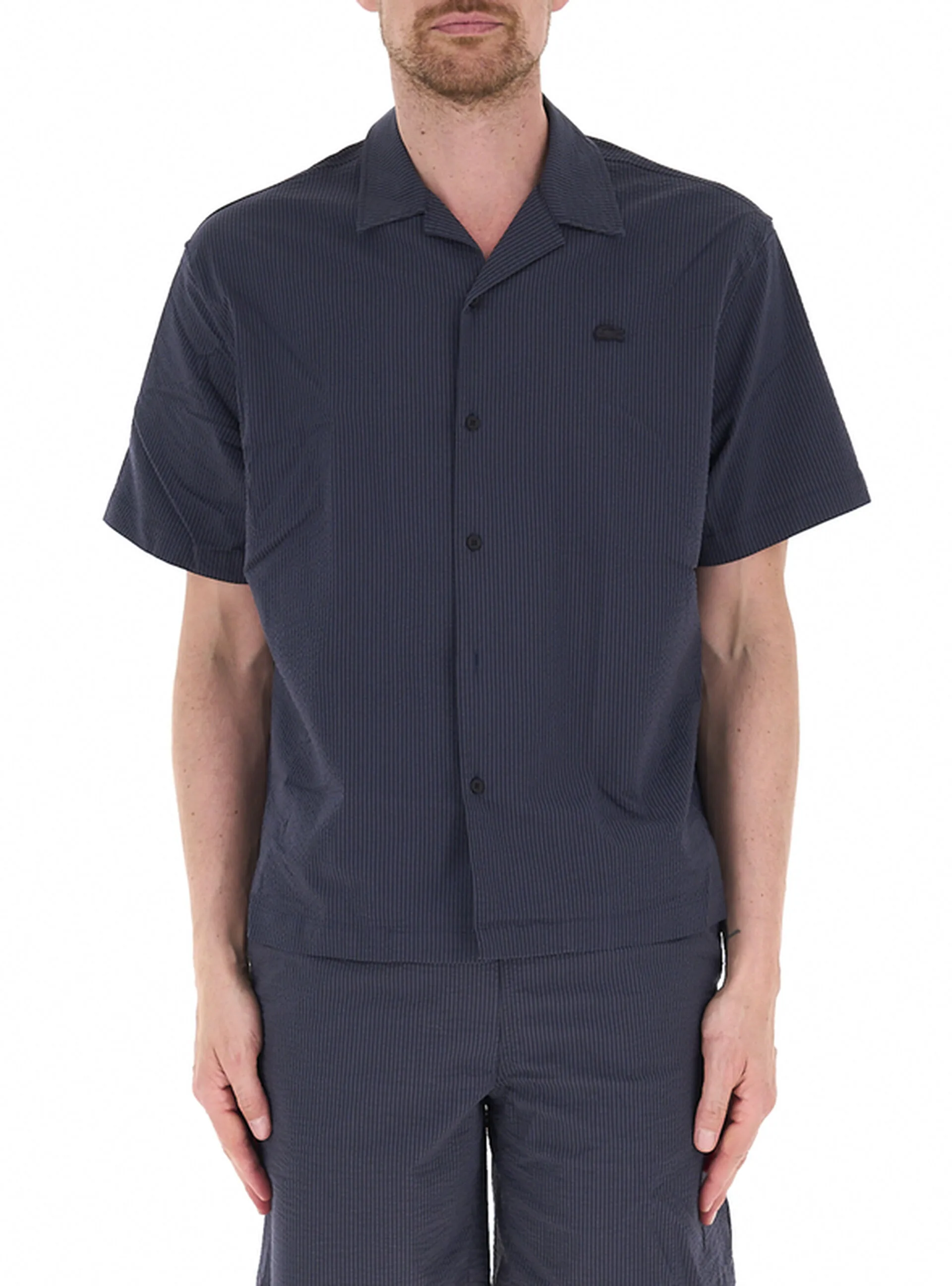 Camicia maniche corte BLU NOTTE 40 - Lacoste - FashionsVida
