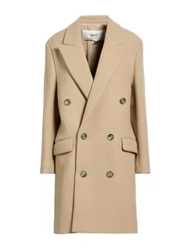 Mantel Damen Sand 32,34,36 Damen - Ami Alexandre Mattiussi - FashionsVida