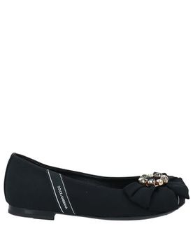 DOLCE&GABBANA Ballerina Mädchen 3-8 jahre Schwarz 27,28,31 Mädchen 3-8 jahre