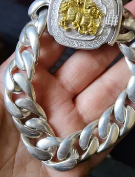 Handmade Vintage Qilin Bracelet For Men, Exquisite Retro Craft Collectible Wrist Jewelry Ornament - Aliexpress - FashionsVida