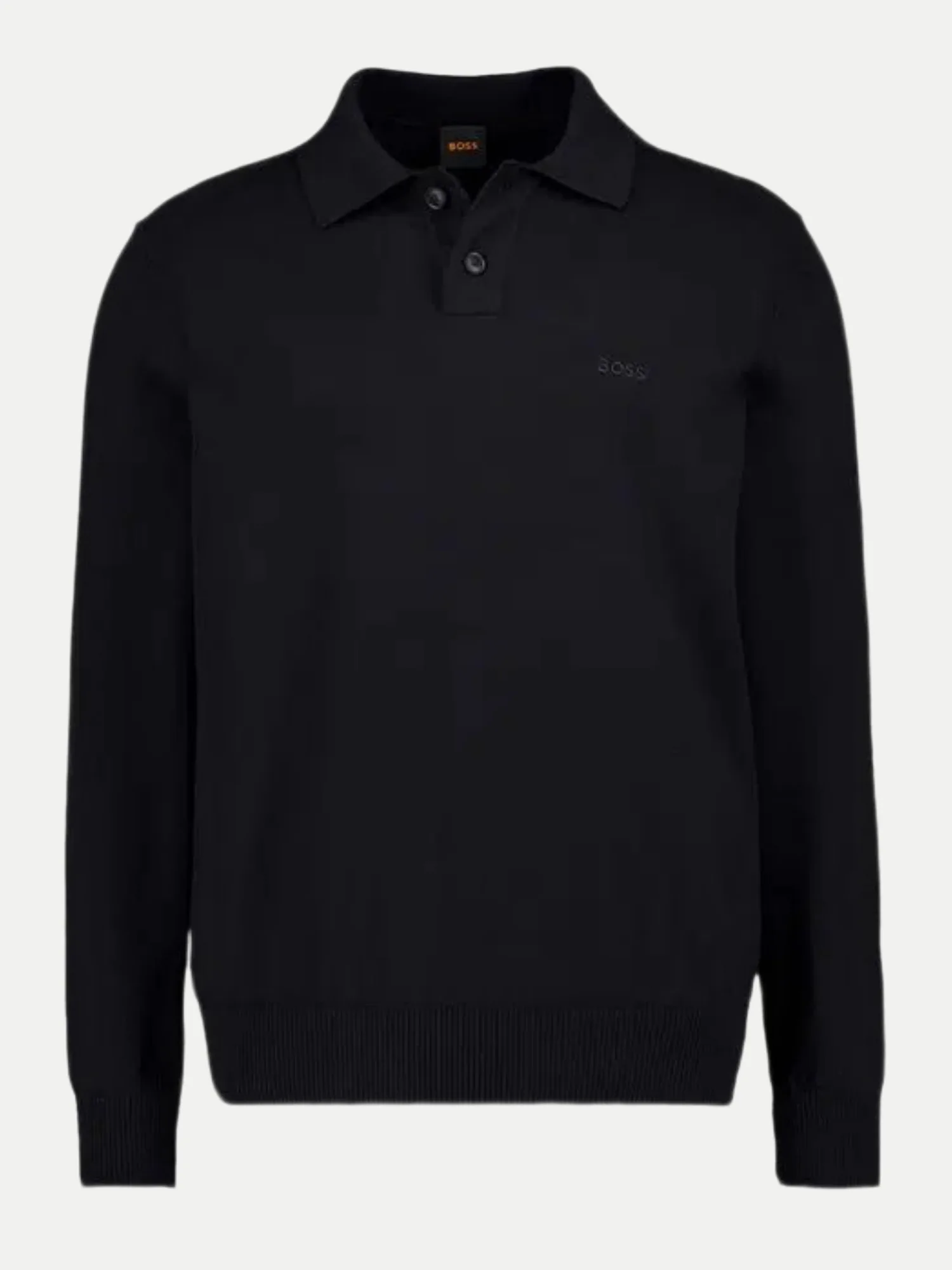 Orange Pullover Asac mit Polokragen Schwarz XL - BOSS - FashionsVida