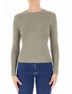 Guess Maglia a costine VERDE XL