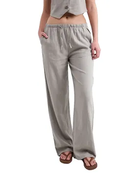 Pantalon 30000670 Rustic Wide Leg Jogger Deep Taupe M