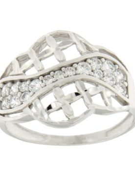 Anello Donna Oro Bianco GL100454