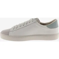 Zapatillas deportivas unisex de piel con piezas de color y puntera de serraje