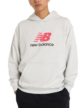 New Athletics French Terry Logo Hoodie Ash Heather XL Herren