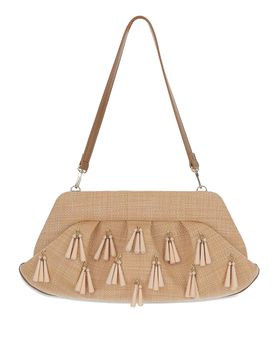 Themoirè Pochette con frange Emera