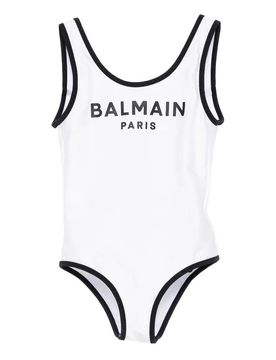 Balmain Costume Intero Con Logo