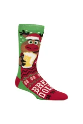 Mens Thermal Lite Christmas Novelty Socks - - Size: 6-8