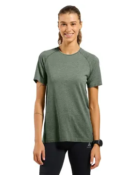 Maglietta A Maniche Corte Crew Essential Seamless Shadow Melange S
