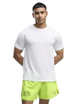 T-shirt à Manches Courtes X Hyrox Pwrmode White XL