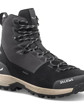 Puez Winter Mid Powertex Damen Trekking-Halbschuhe, schwarz, Größe 38 38 - Salewa - FashionsVida