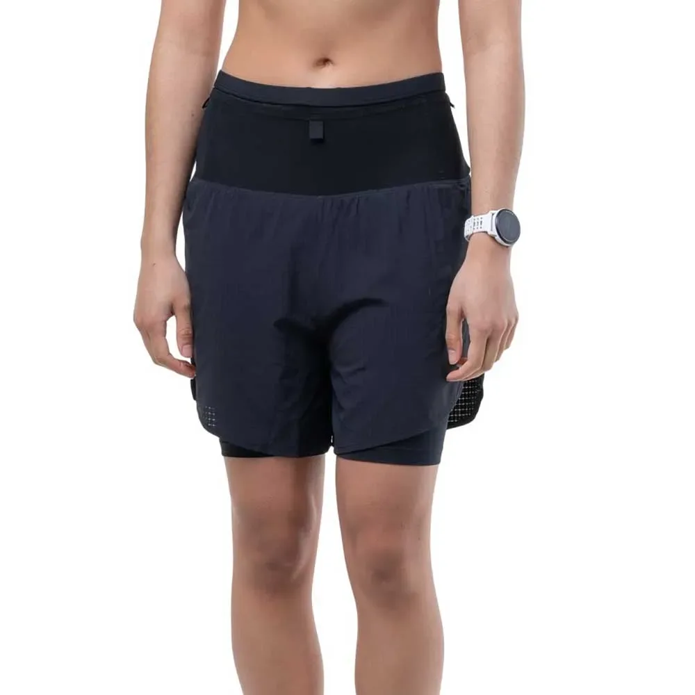 Pantaloni Corti Tech All-terrain 5´´ Twin Black 38 - Ronhill - FashionsVida