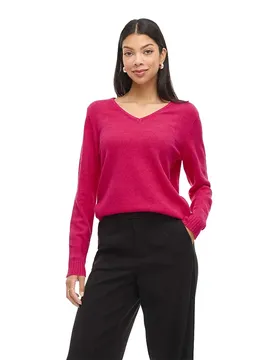 Pull à Col En V Ril Jazzy / Detail Dark Melange L
