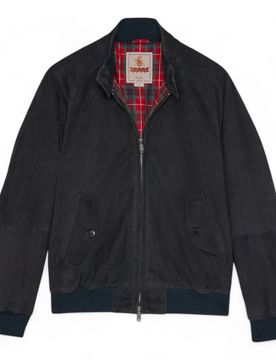 Giacca harrington g9 suede winter - navy