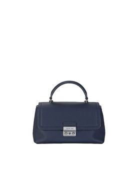 Tasche - Henkeltasche TRIBECA MEDIUM SIGNATURE LOGO dunkelblau damen