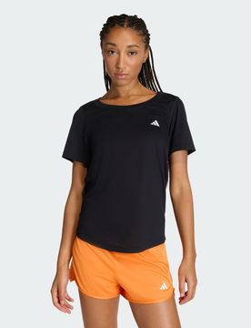 T-shirt Workout Essentials Scoop Neck M Black